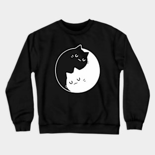 Yin Yang Cats Crewneck Sweatshirt